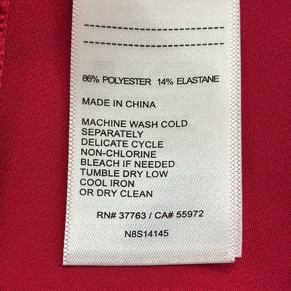 Laundry by Shelli Segal NWT Pink Fiesta Bell Sleeve V Neck Shift Dress Size 6 - Picture 7 of 7